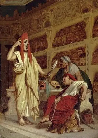 Los Comediantes - Jean-Léon Gérôme