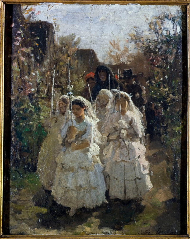 Los comuneros en Courrières - Jules Breton