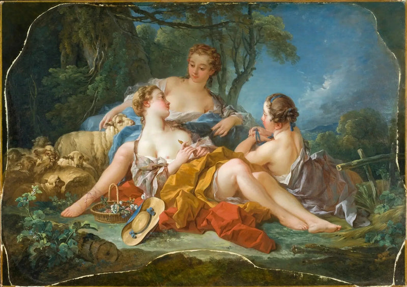 Las Confidencias Pastorales - François Boucher