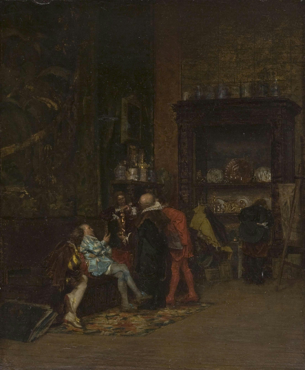Les Connaisseurs - Giuseppe De Nittis image 1 tableau peint à l’huile sur toile