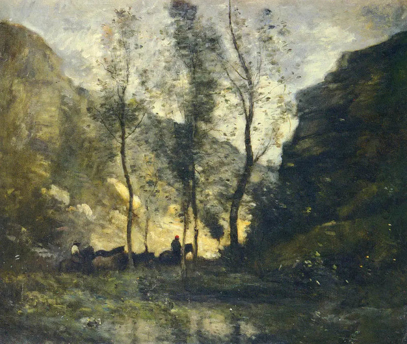 Los contrabandistas - Jean-Baptiste Camille Corot