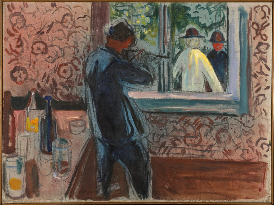 Los Convives no invitados - Edvard Munch