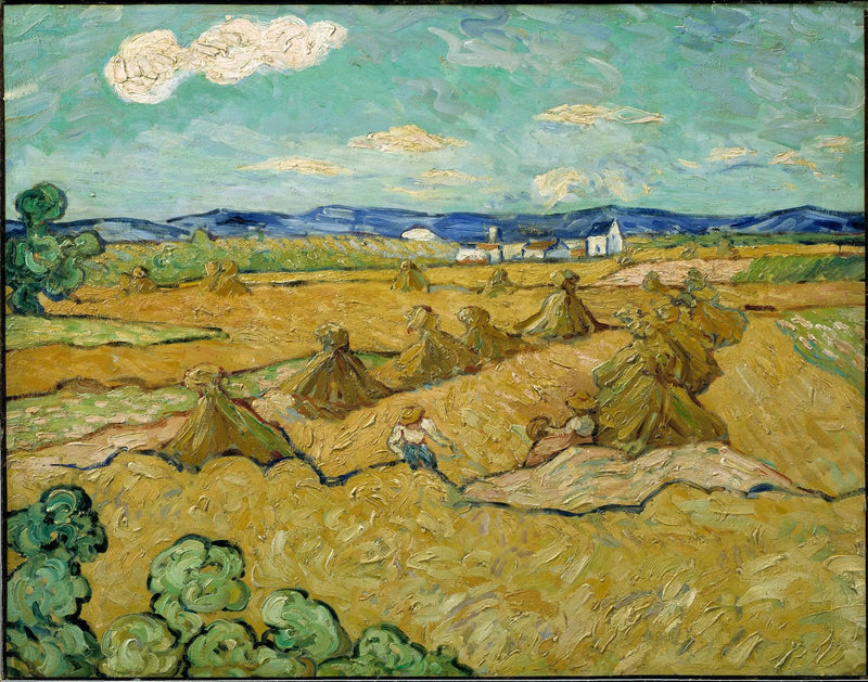 Los Montones de Maíz - Vincent van Gogh