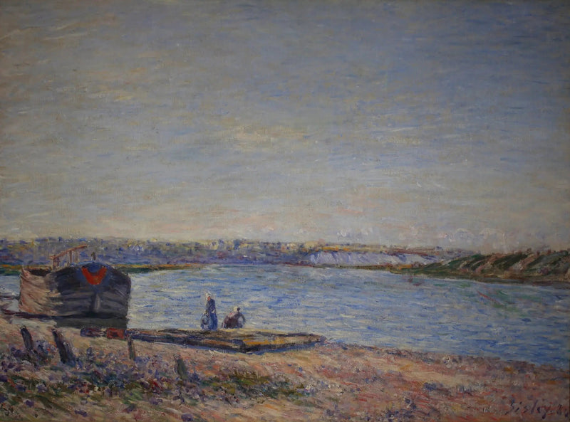 Los Colinas de Veneux, visto desde Saint Mammès - Alfred Sisley