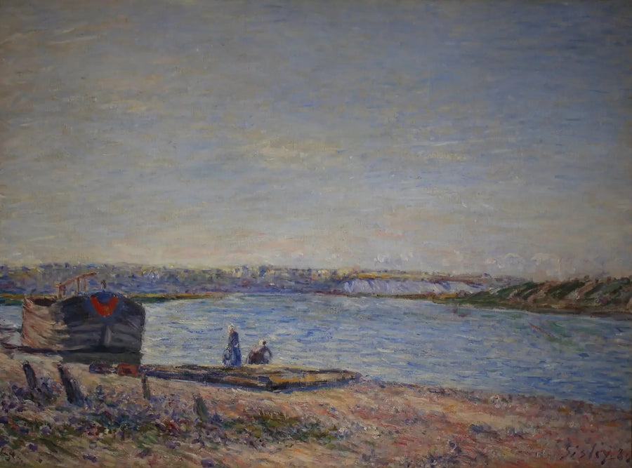 Los Colinas de Veneux, visto desde Saint Mammès - Alfred Sisley