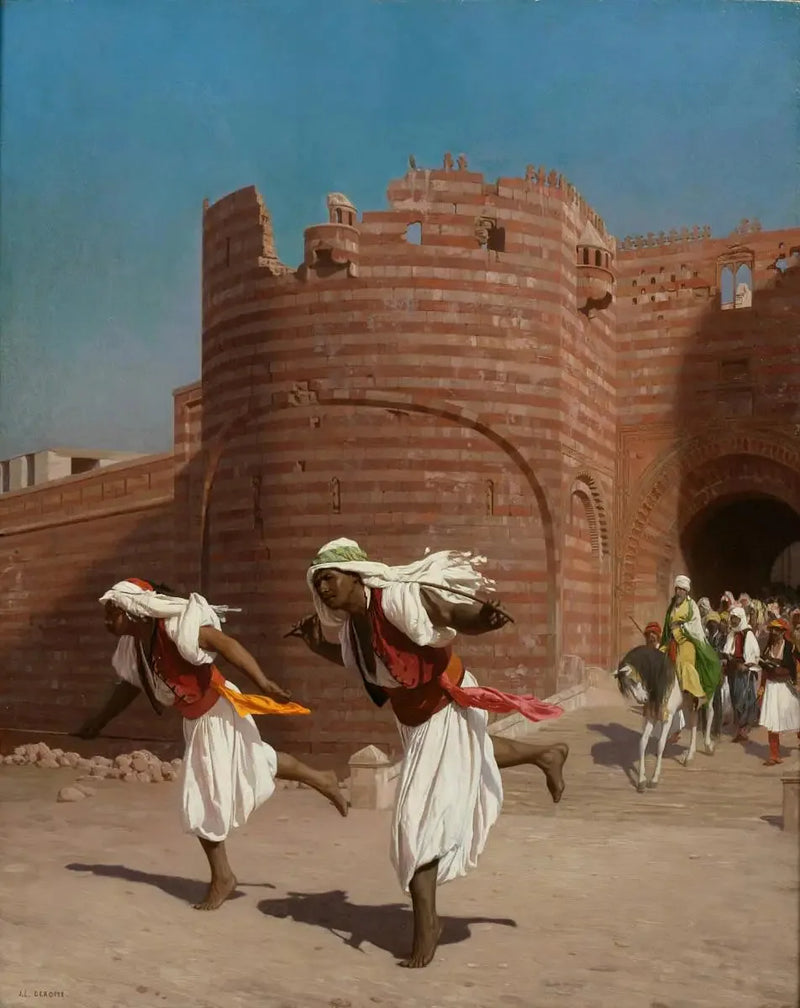Los corredores del Pasha - Jean-Léon Gérôme