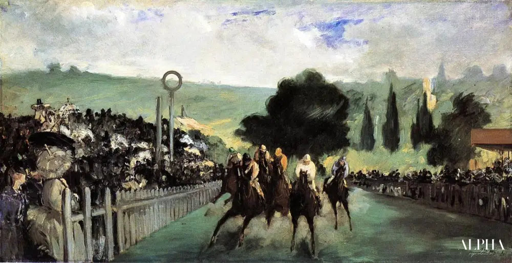 Les Courses à Longchamp - Edouard Manet - Reproductions de tableaux et peintures haut de gamme