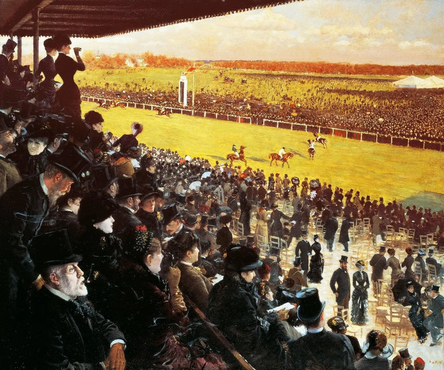 Las carreras en Longchamp - II - Giuseppe De Nittis