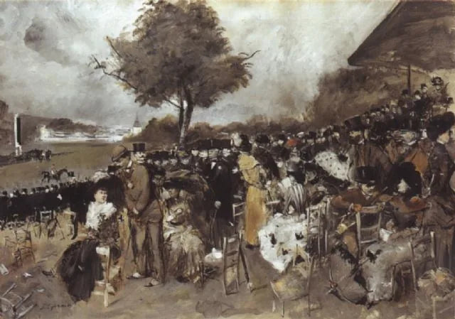 Las carreras - Jean-Louis Forain