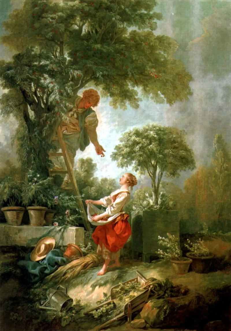 Los recolectores de cerezas - François Boucher