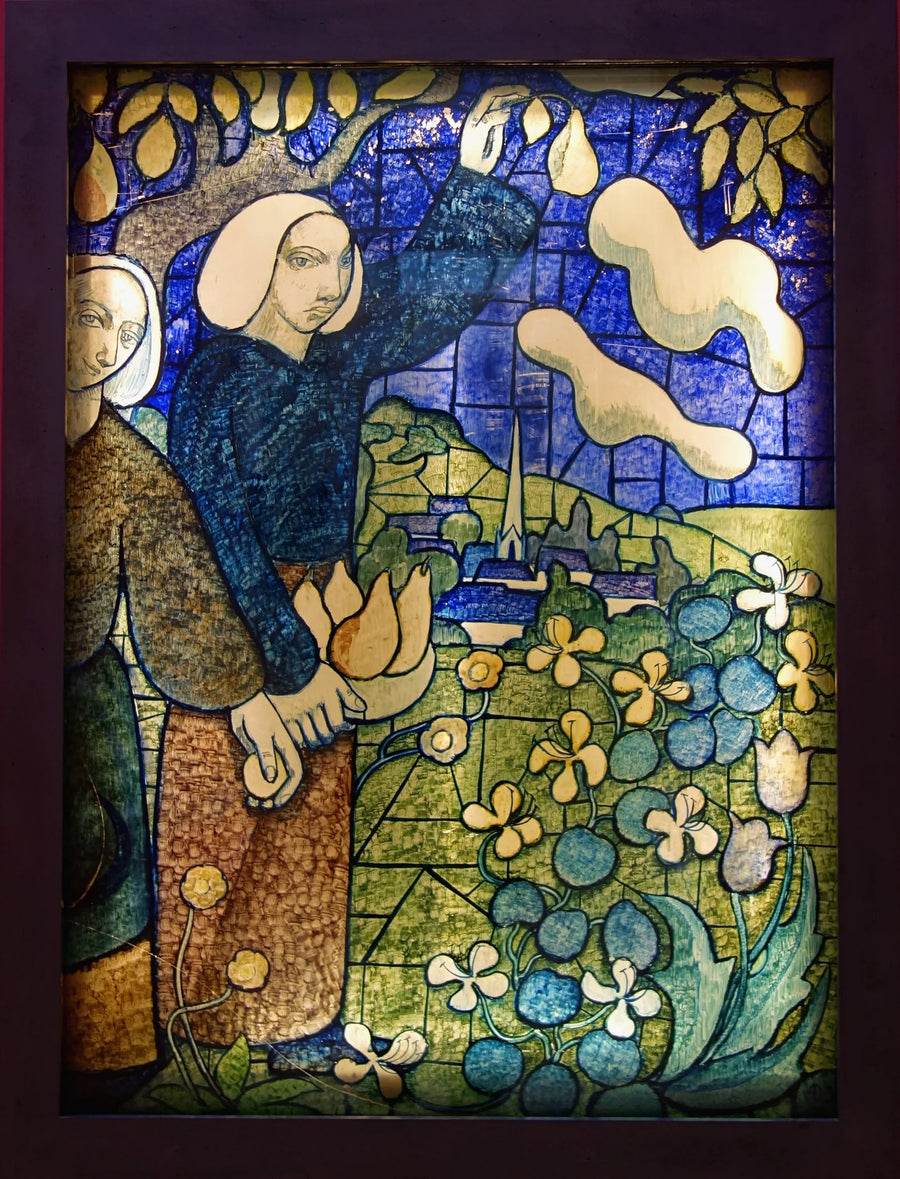 Las recolectoras de peras - Émile Bernard