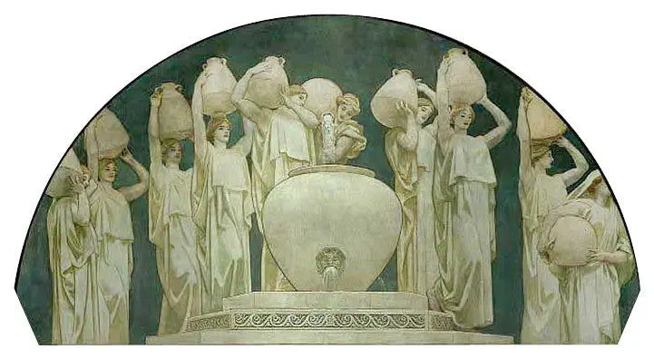 Les Danaïdes - John Singer Sargent image 1 copie de tableau peinte à la main