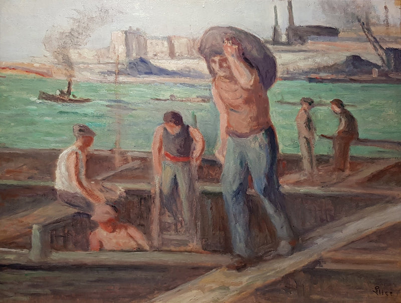 Los camisetas sin mangas - Maximilien Luce