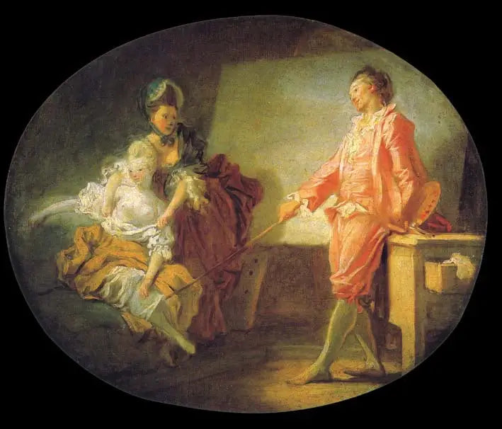 Los comienzos del modelo - Jean-Honoré Fragonard