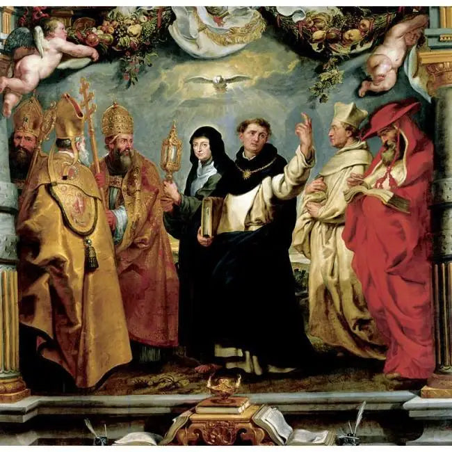 Los defensores de la Eucaristía - Peter Paul Rubens