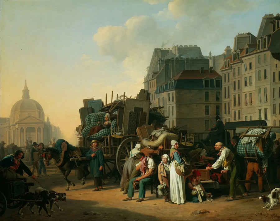 Los traslados - Louis-Léopold Boilly