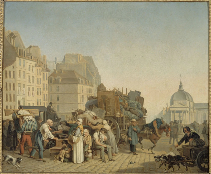 Los Traslados - Louis-Léopold Boilly