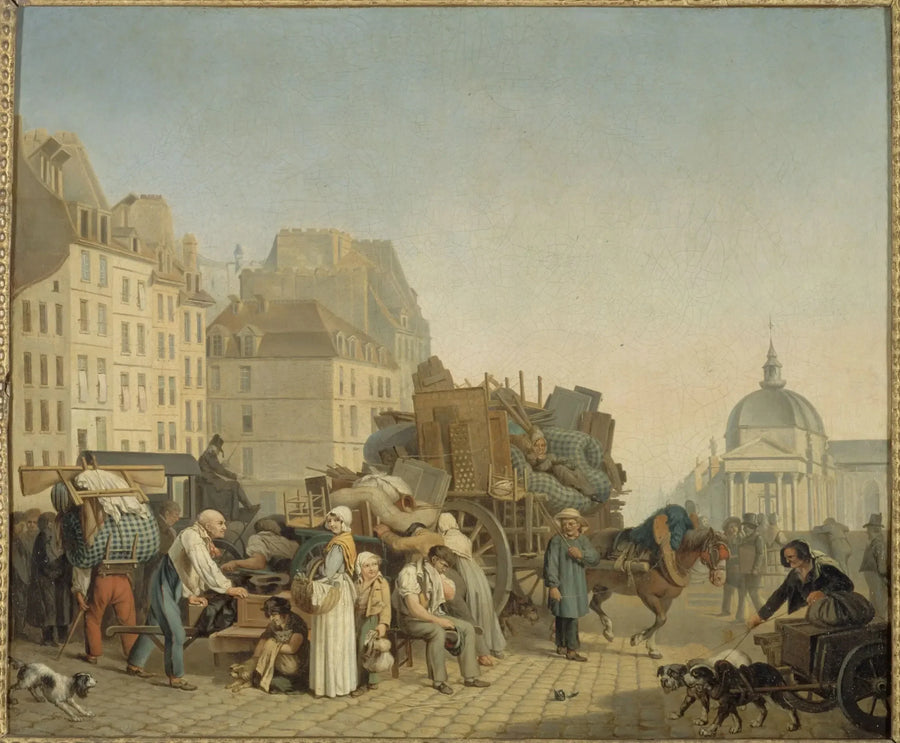 Los Traslados - Louis-Léopold Boilly