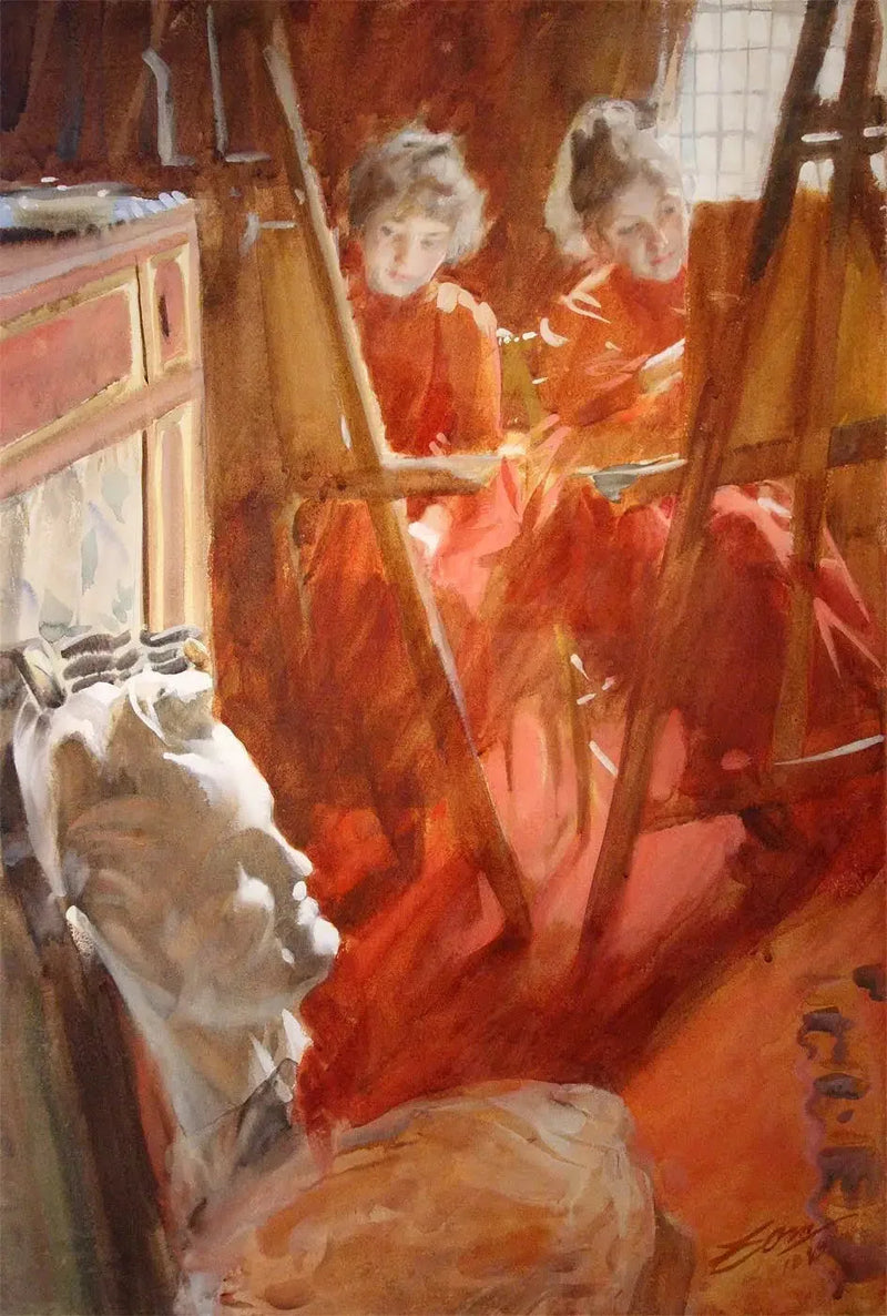 Las señoritas Schwartz - Anders Zorn