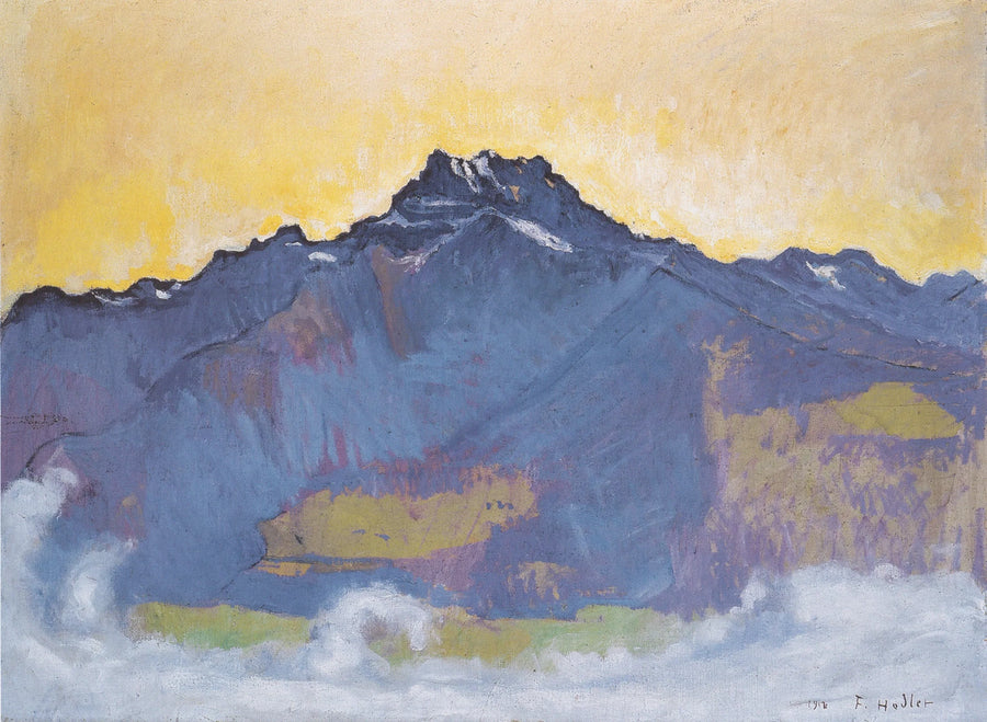 Las Dents du Midi vistas desde Chesières - Ferdinand Hodler