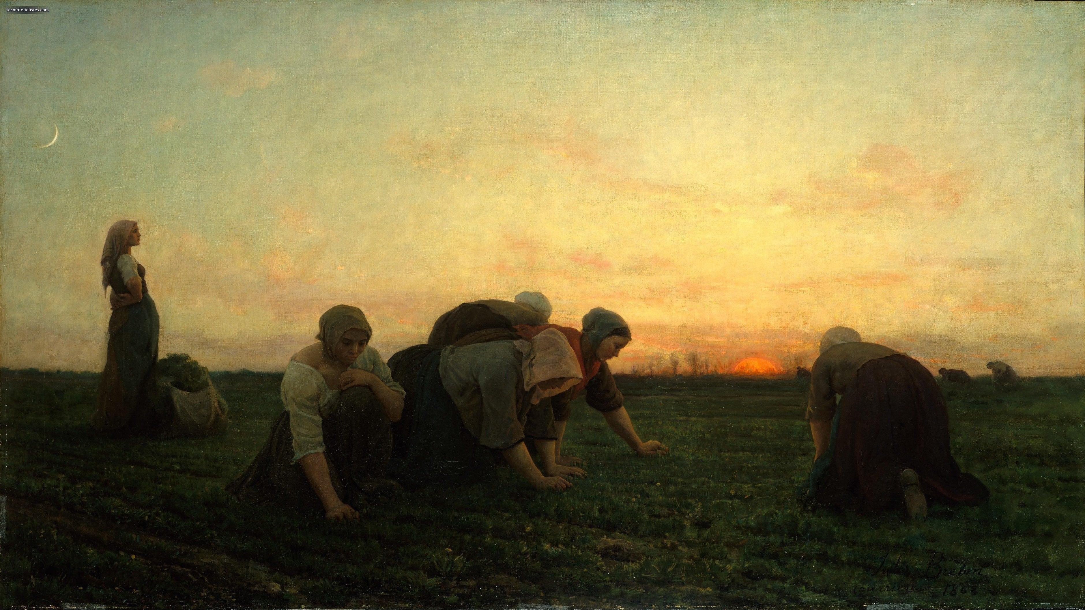 Les désherbeurs - Jules Breton - Alpha Reproduction