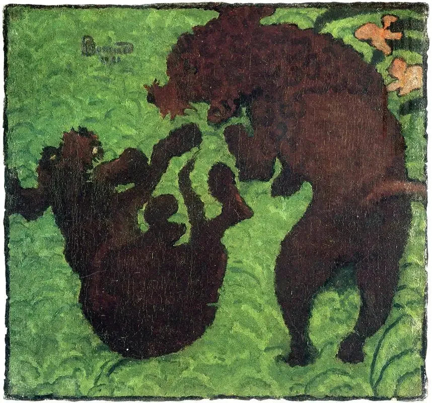 Los dos caniches - Pierre Bonnard