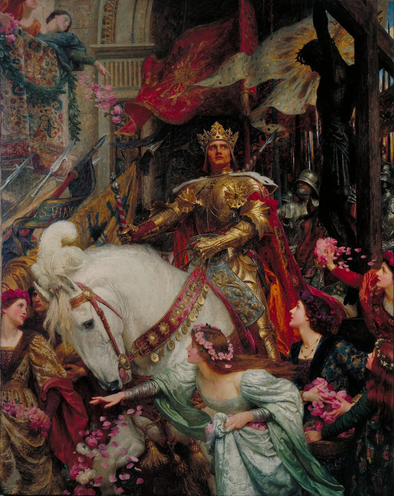 Las Dos Coronas - Frank Bernard Dicksee