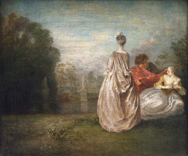 Los Dos Primos - Antoine Watteau