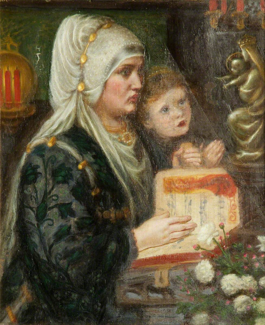 Las dos madres - Dante Gabriel Rossetti