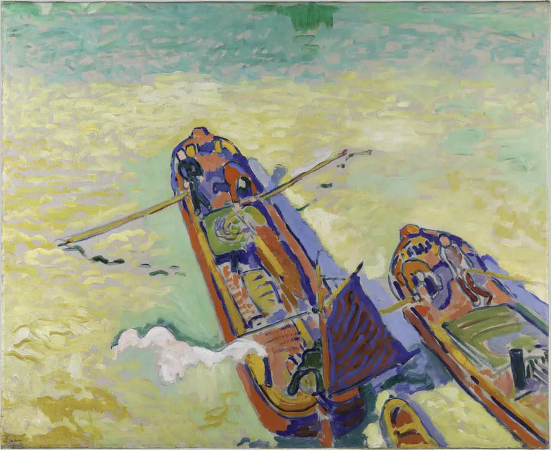 Las Dos Barcazas - André Derain