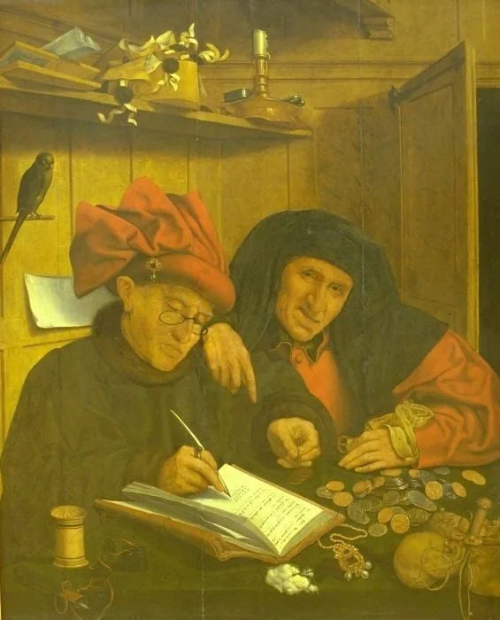 Los dos recaudadores de impuestos - Quentin Metsys