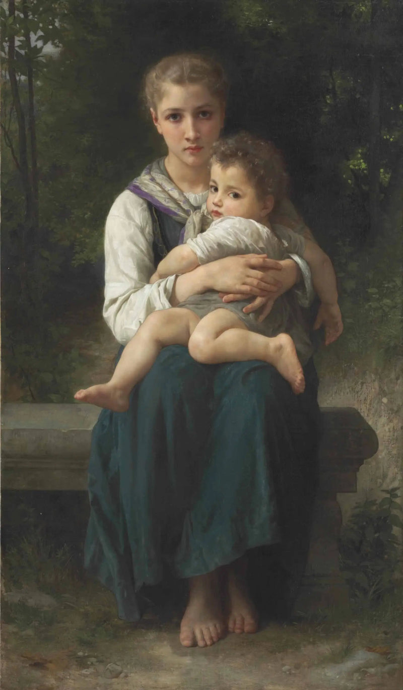 Las dos hermanas - Bouguereau