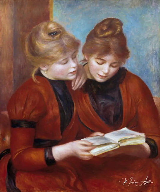 Les deux sœurs 1889 - Pierre-Auguste Renoir - Reproductions de tableaux et peintures haut de gamme