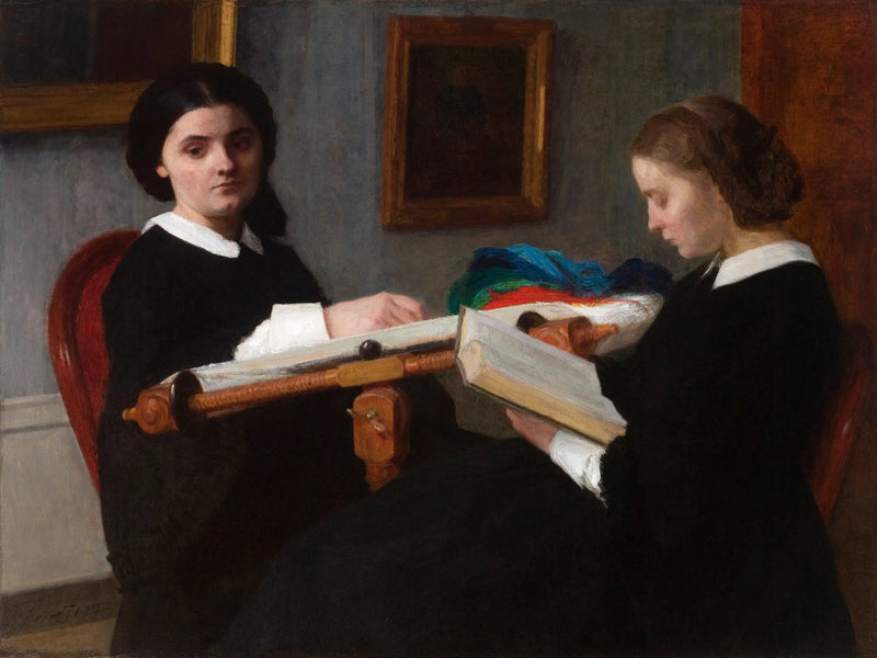 Las dos hermanas - Henri Fantin-Latour