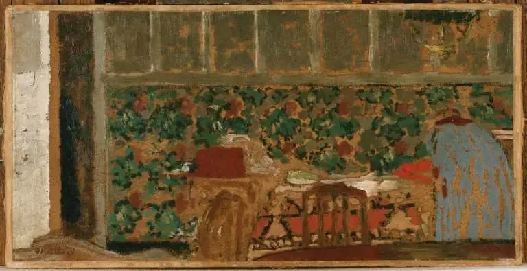 Las dos mesas - Édouard Vuillard