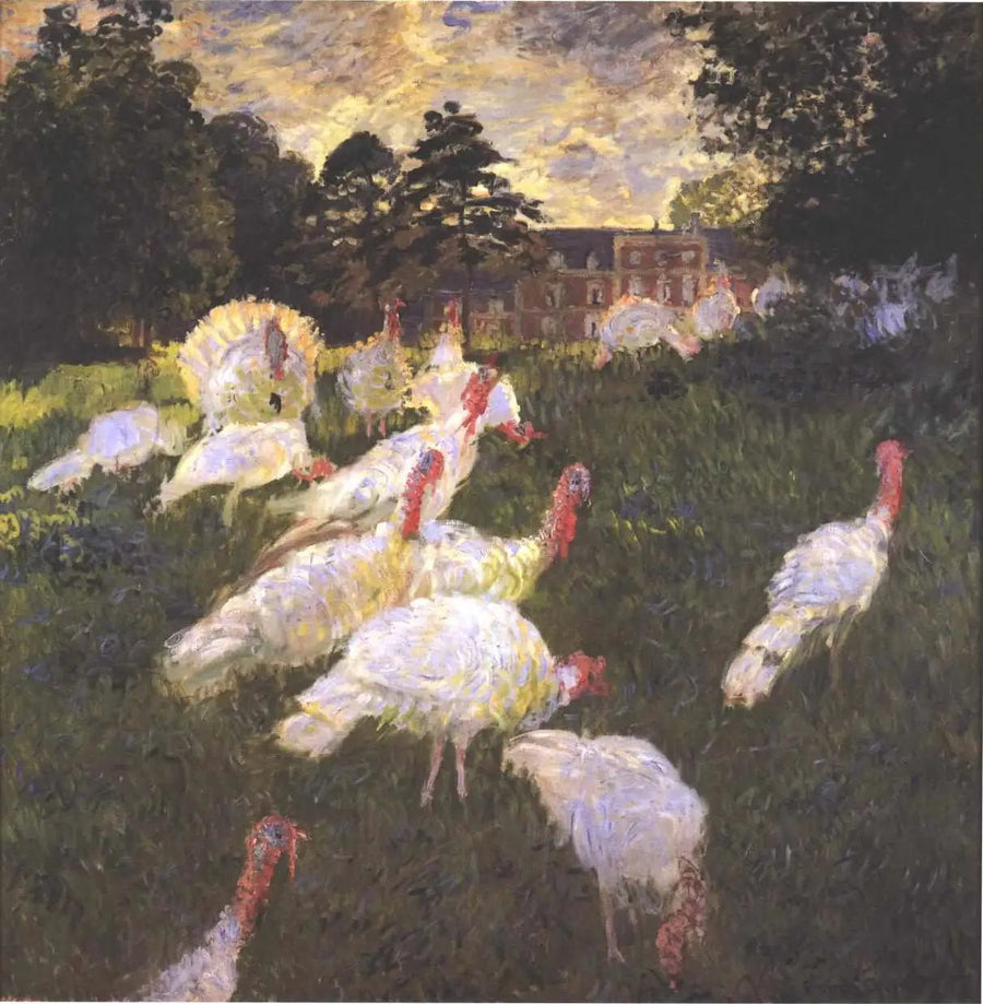 Los Pavos - Claude Monet