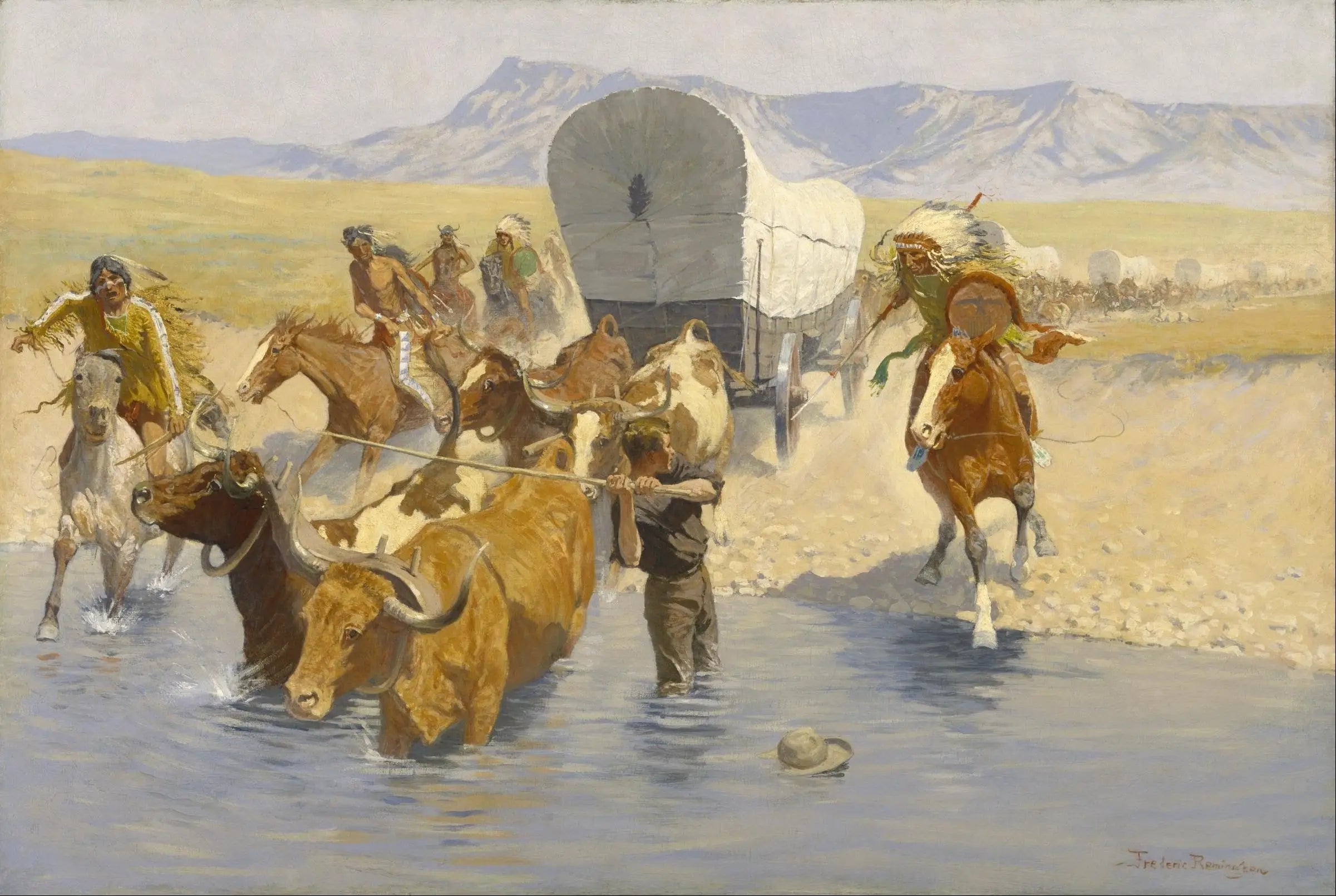 Les émigrants - Frederic Remington - Alpha Reproduction