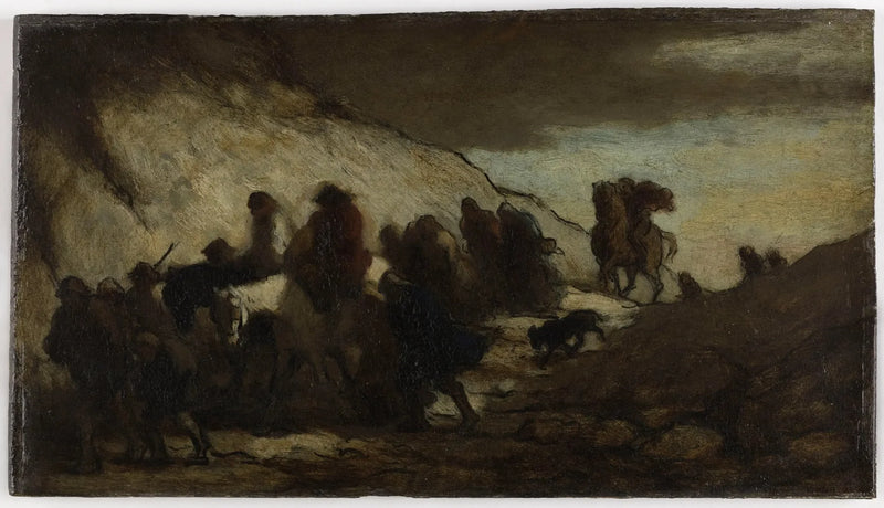 Los emigrantes - Honoré Daumier
