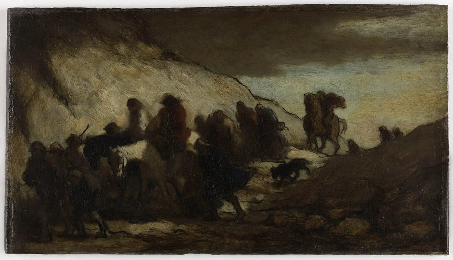 Los emigrantes - Honoré Daumier