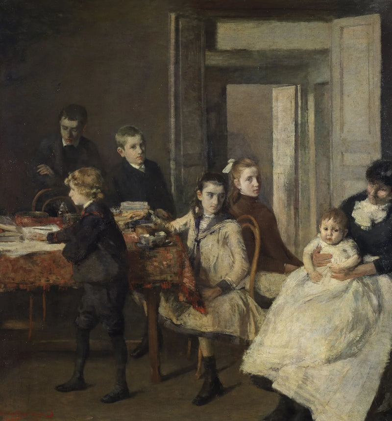 Los niños de François Van Rysselberghe - Théodore van Rysselberghe