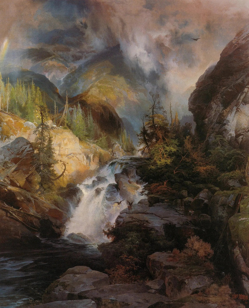 Los niños de la montaña - Thomas Moran
