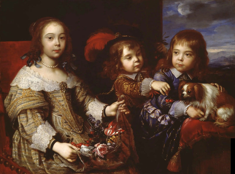 Los hijos del duque de Bouillon - Pierre Mignard