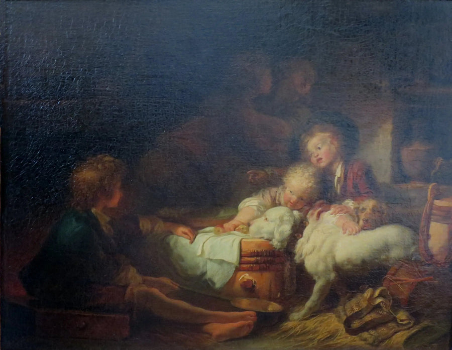 Los niños del granjero - Jean-Honoré Fragonard