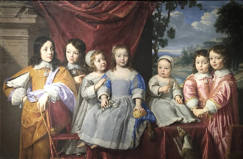 Los niños Habert de Montmor - Philippe de Champaigne