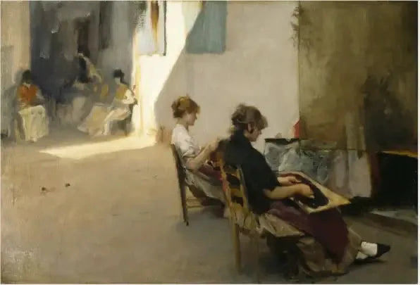 Los enhebradores de perlas de Venecia - John Singer Sargent