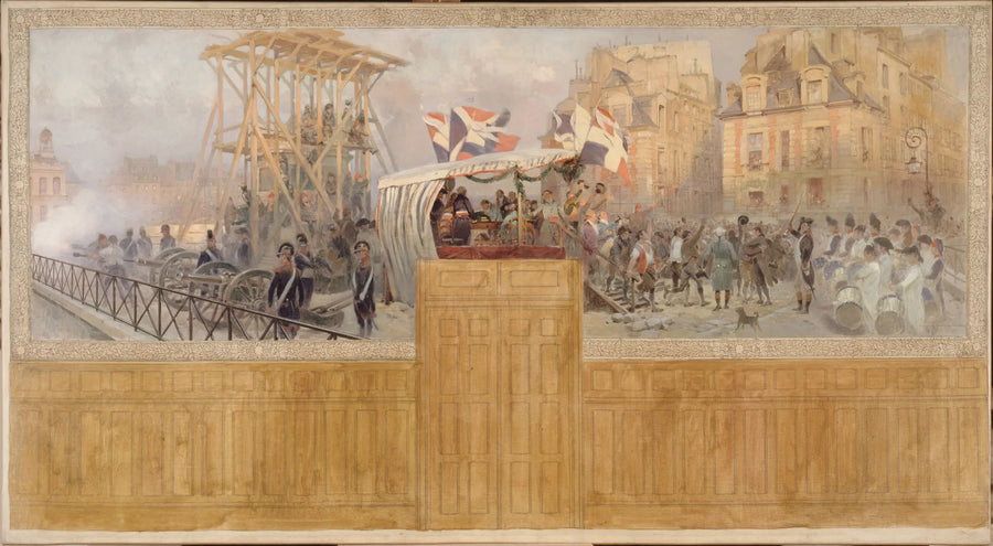 Los reclutamientos voluntarios en 1792 - Édouard Detaille