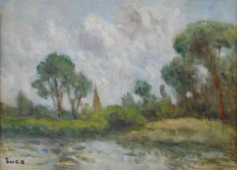 Los alrededores de Saint-Ay - Maximilien Luce