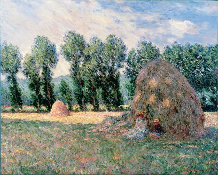 Las estanterías - Claude Monet