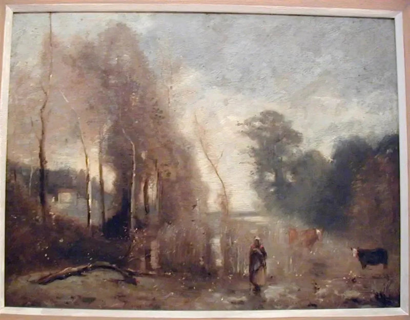 Los estanques de Ville d'Avray - Jean-Baptiste Camille Corot