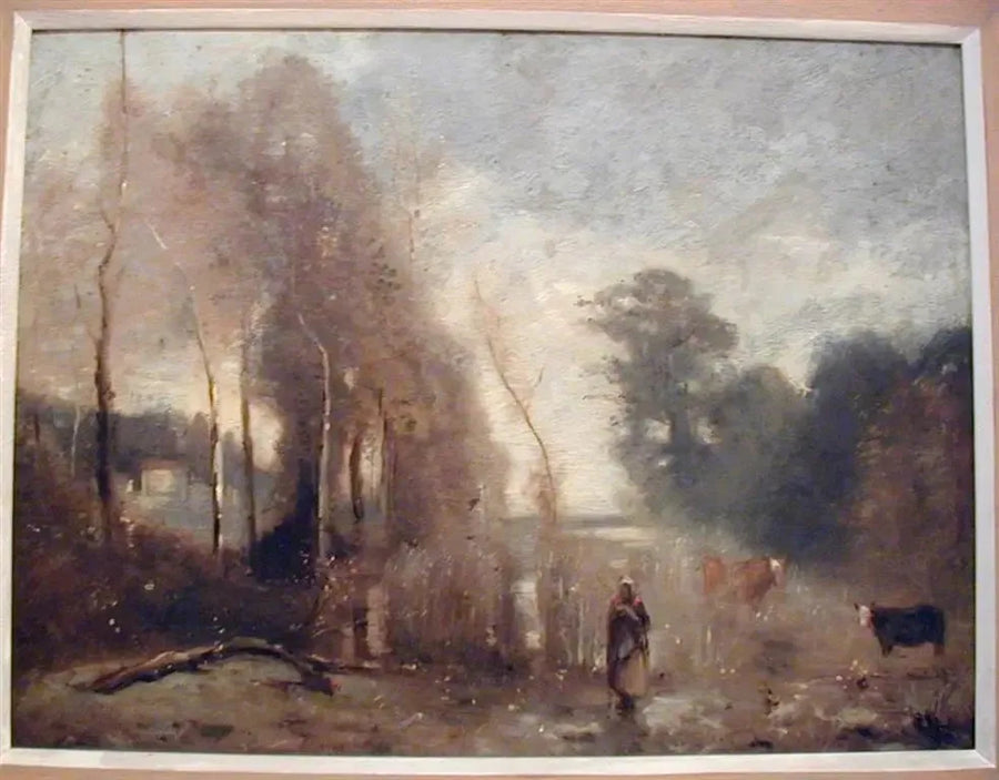 Los estanques de Ville d'Avray - Jean-Baptiste Camille Corot